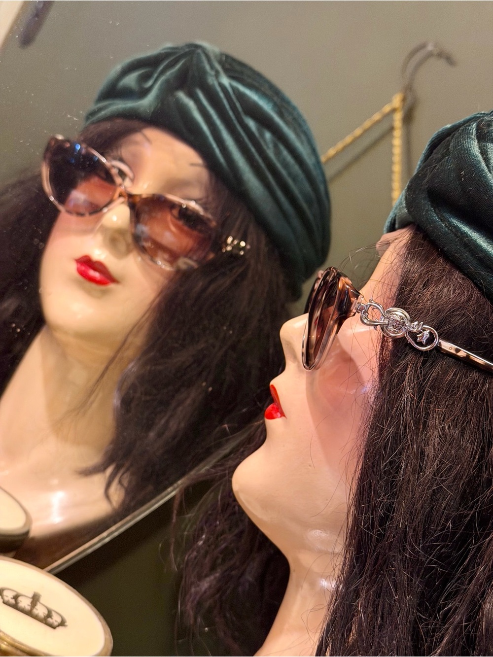 Near pristine-Vintage Versace Medusa Sunglasses MOD. 4245- Women Accessories